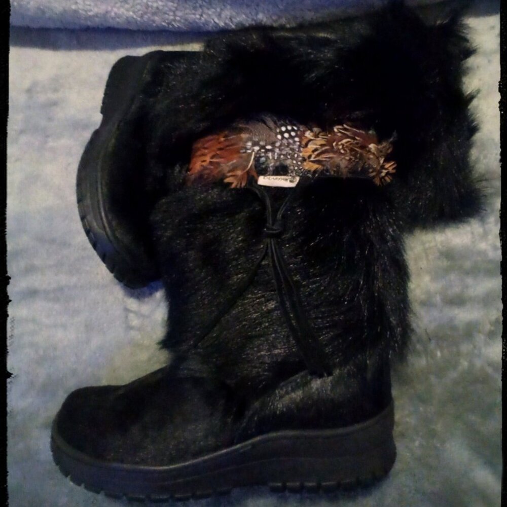 BearPaws Fur Boots Size 6